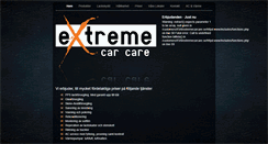 Desktop Screenshot of extremecarcare.se